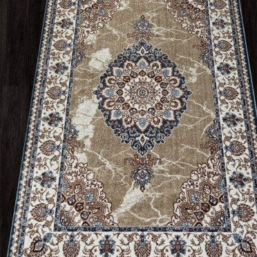 Ковер 00633A - D.BLUE FDY / BEIGE FDY - Прямоугольник - коллекция ASADU