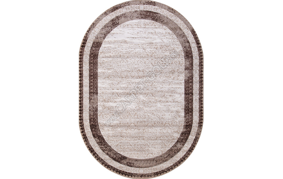 Ковер 04041B - DARK BROWN - Овал ARMINA