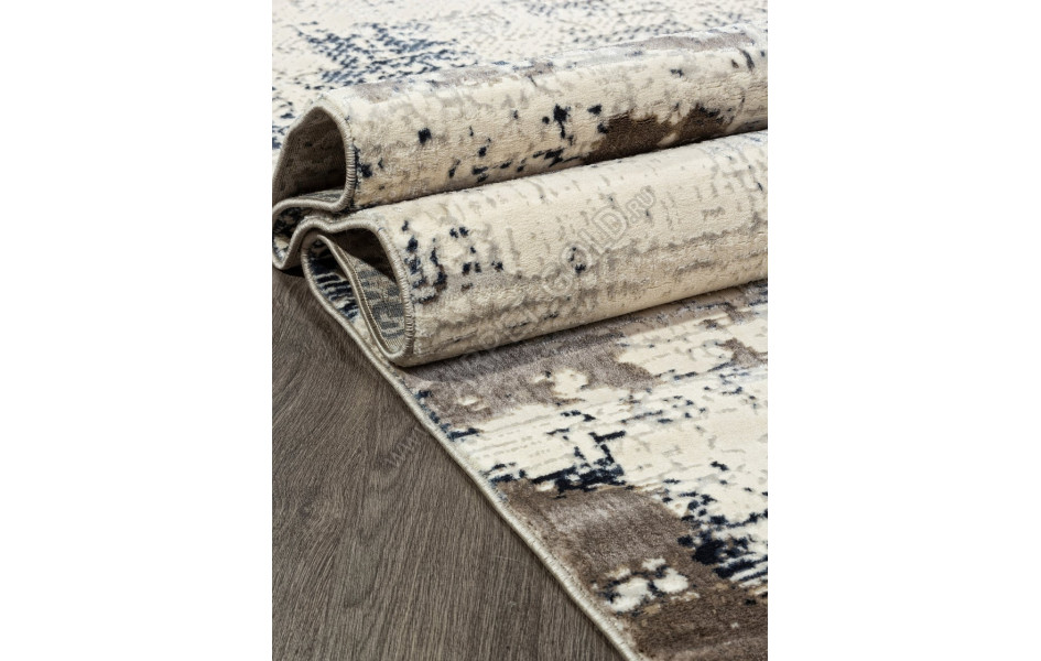 Ковер N2023A - CREAM / D.BLUE - Прямоугольник - коллекция POMPEI