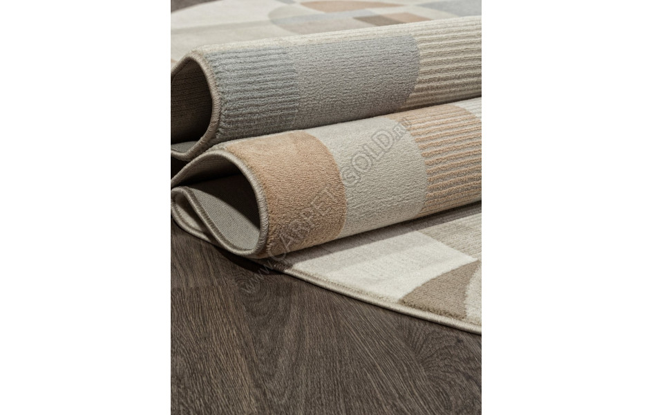 Ковер F409AF - BROWN / PUDRA - Овал - коллекция AFINA