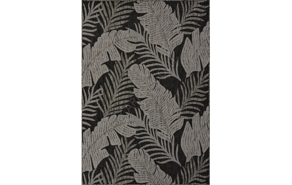 Ковер S132 - BLACK-GRAY - Прямоугольник - коллекция KAIR